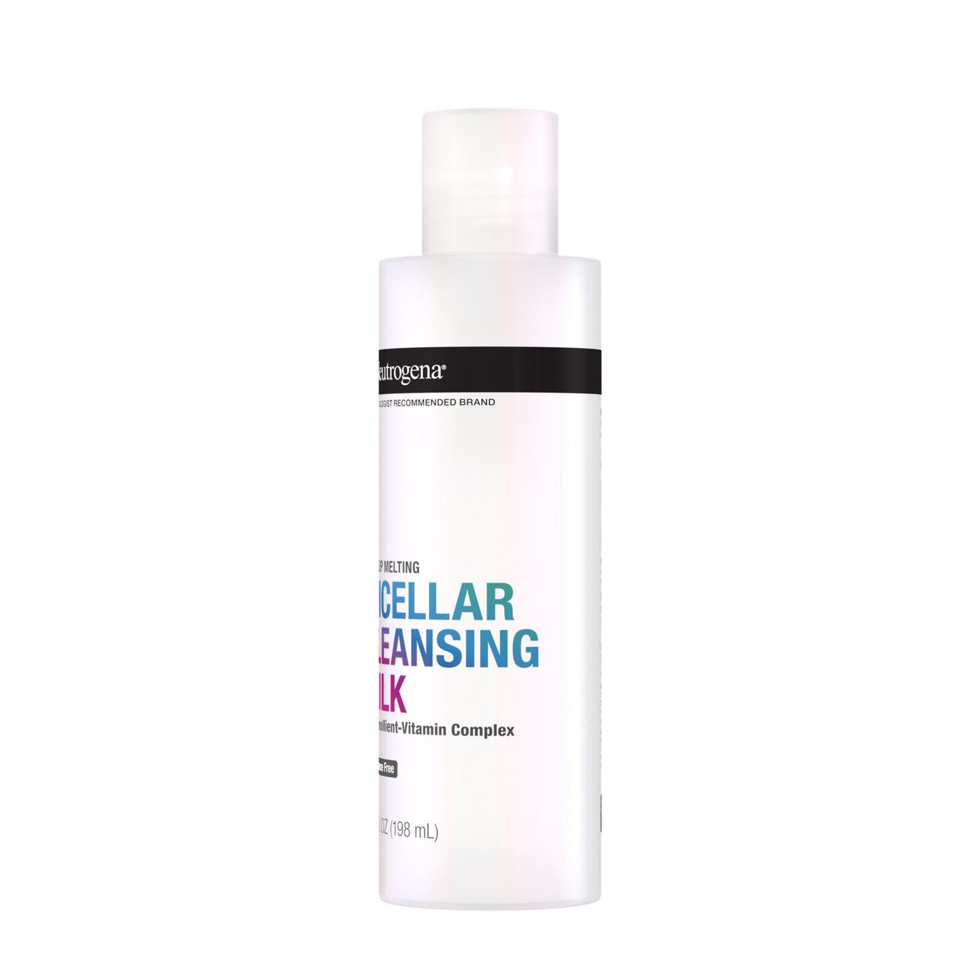 Neutrogena Makeup Melting Micellar Milk, Makeup Remover; image 2 of 6