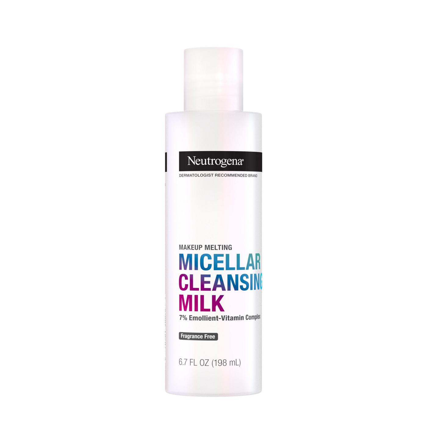 Neutrogena Makeup Melting Micellar Milk, Makeup Remover; image 5 of 6