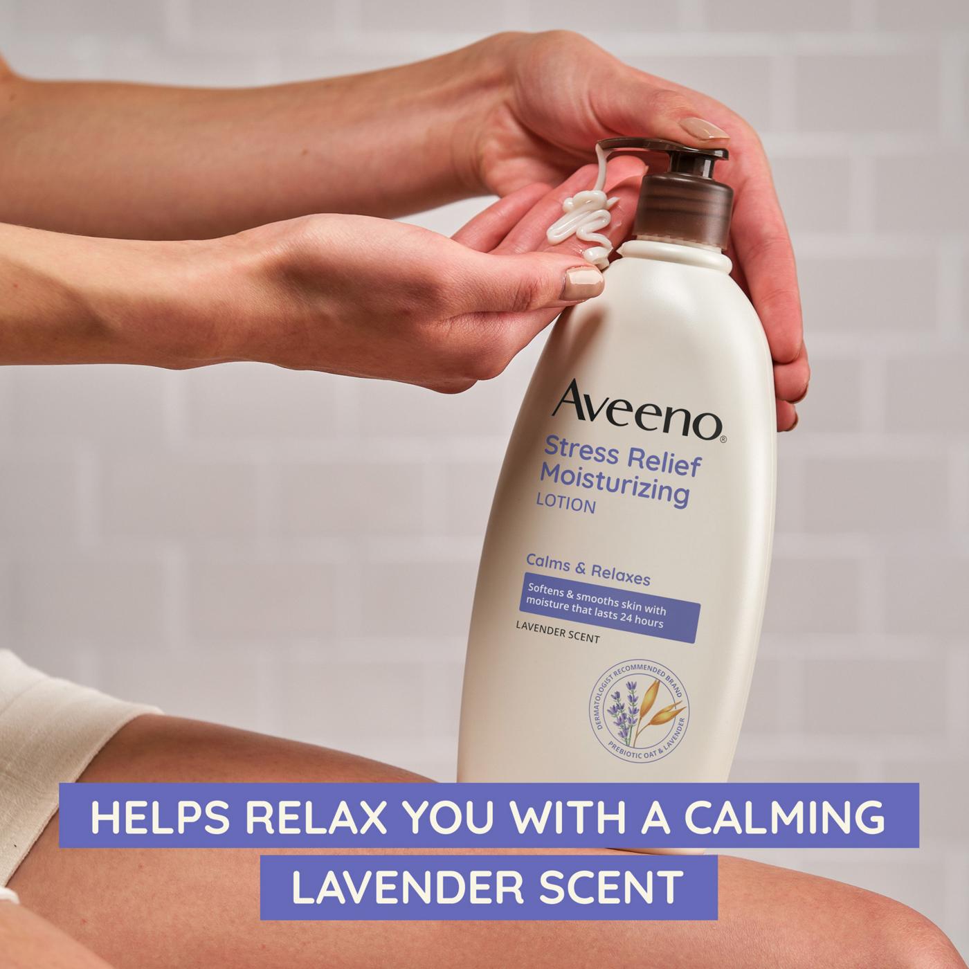 Aveeno Stress Relief Moisturizing Lotion; image 4 of 8
