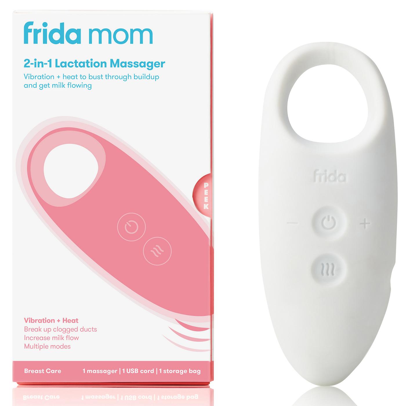 Frida Mom 2-in-1 Lactation Massager Vibration + Heat; image 1 of 5