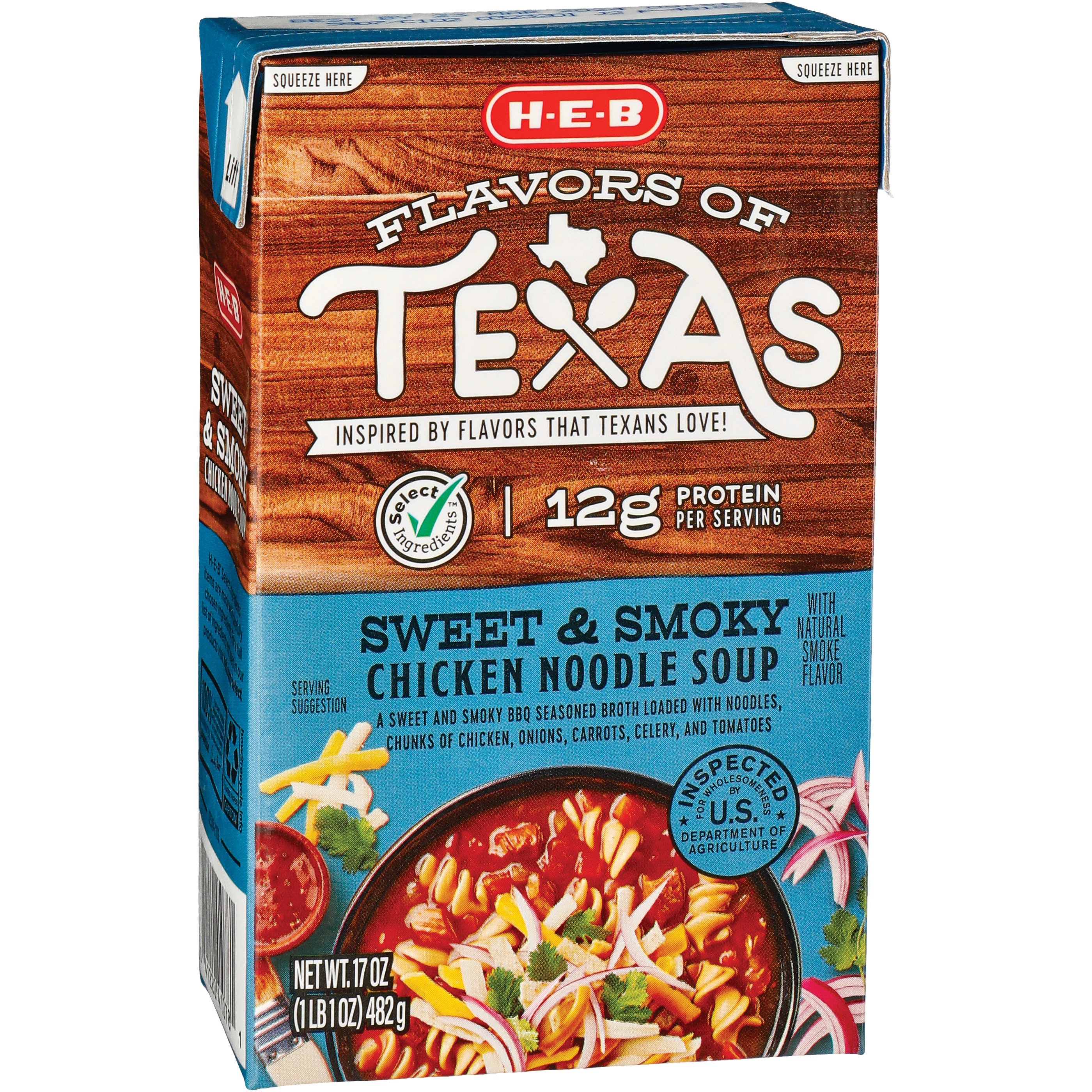 H-E-B Sweet & Smoky Chicken Noodle Soup - Shop Soups & Chili At H-E-B