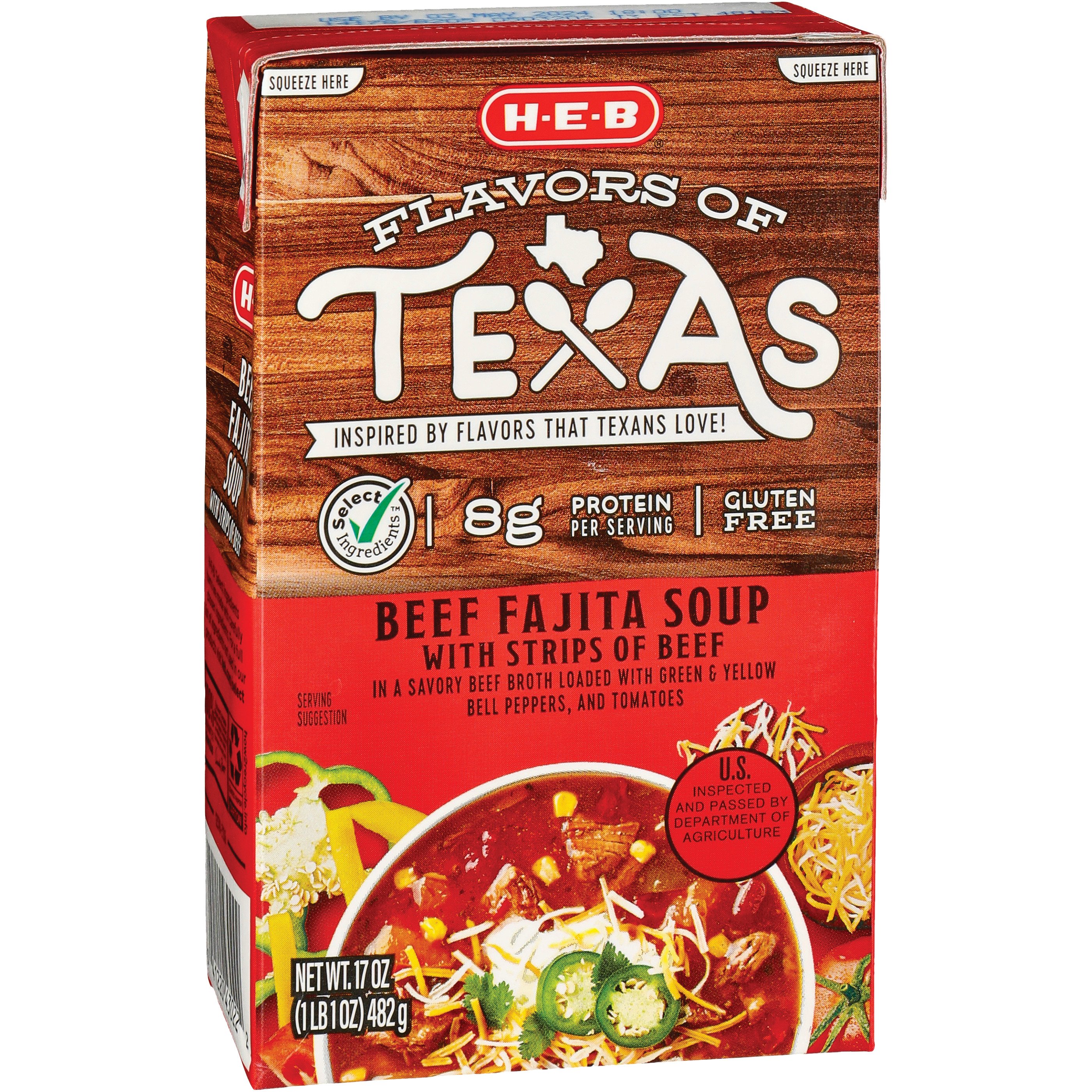 HEB Beef Fajita Soup Shop Soups & Chili at HEB