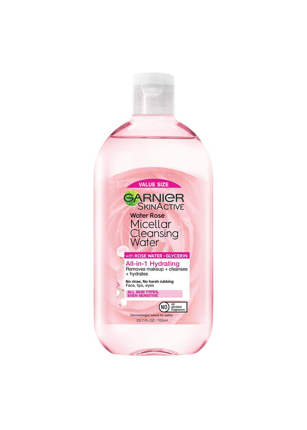 Garnier SkinActive Micellar Cleansing Water - Water Rose; image 1 of 5