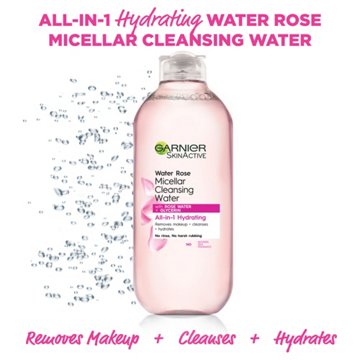 Garnier SkinActive Micellar Cleansing Water - Water Rose, 23.7 oz