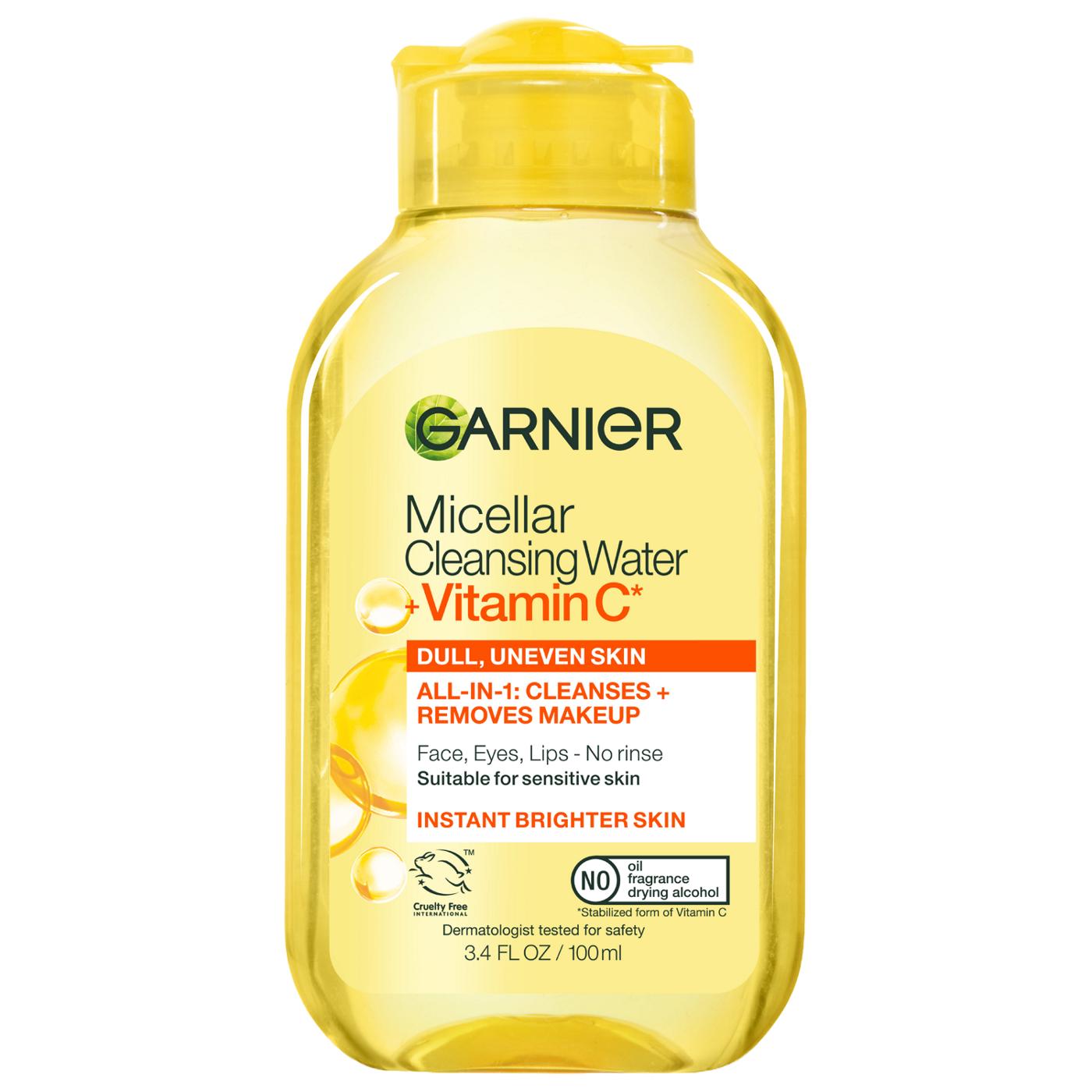 Garnier SkinActive Micellar Cleansing Water - Vitamin C; image 1 of 10