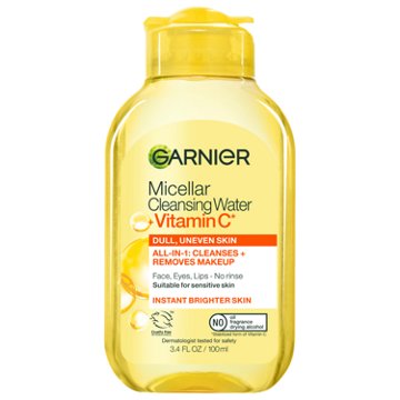 Garnier SkinActive Micellar Cleansing Water - Vitamin C, 3.4 oz