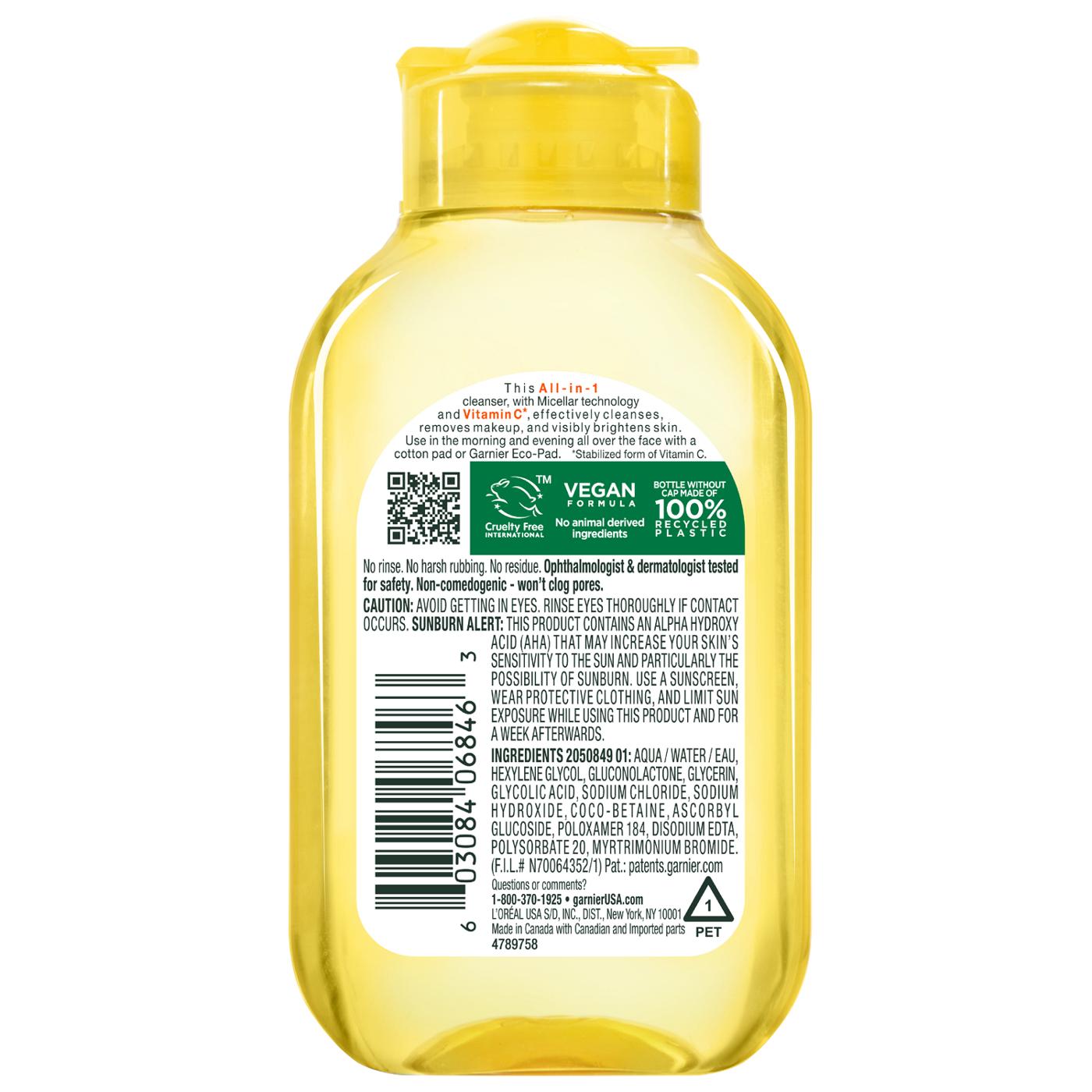 Garnier SkinActive Micellar Cleansing Water - Vitamin C; image 6 of 10