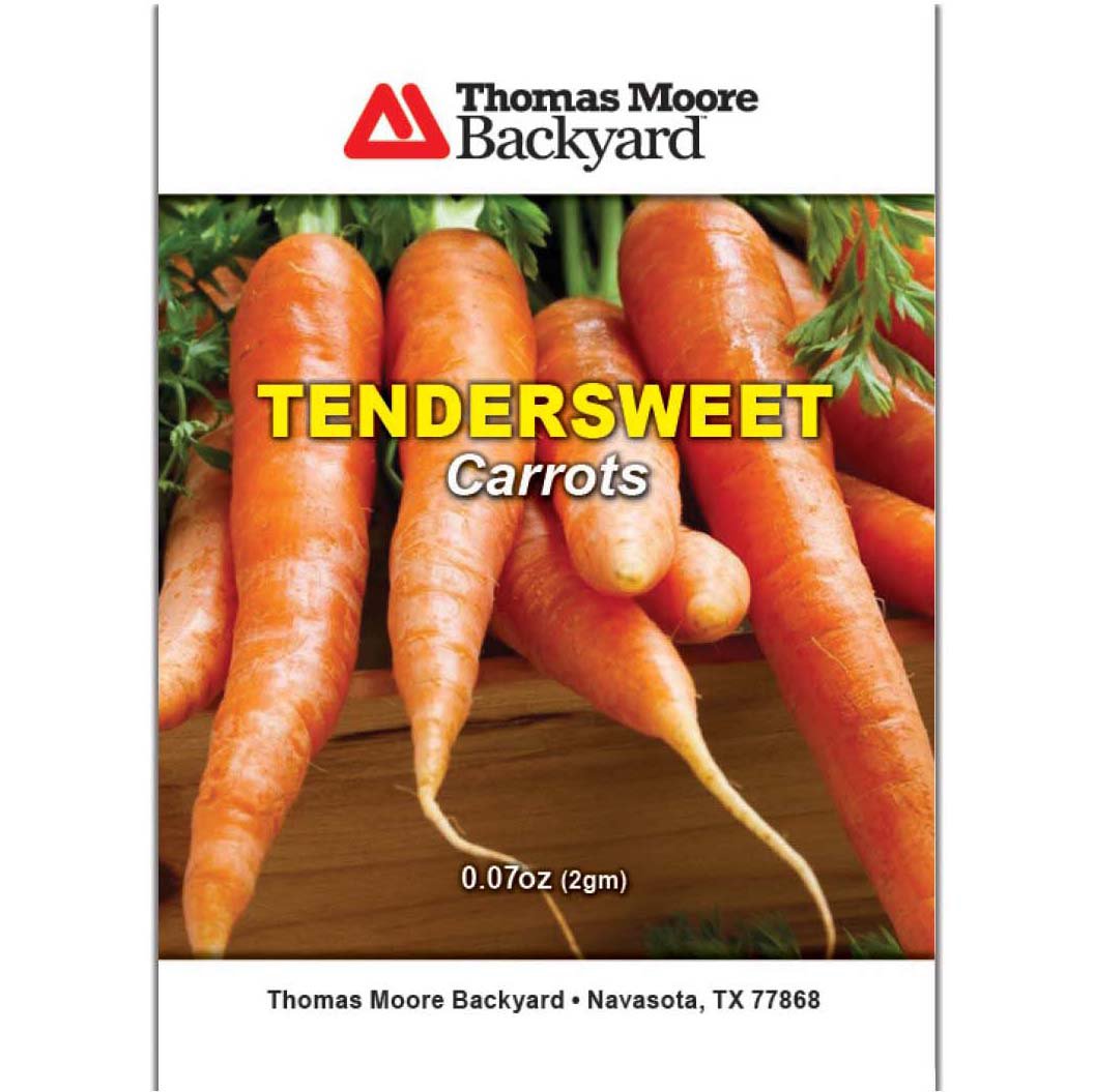 Thomas Moore Backyard Tendersweet Carrots Seed Packet Shop Seeds at HEB