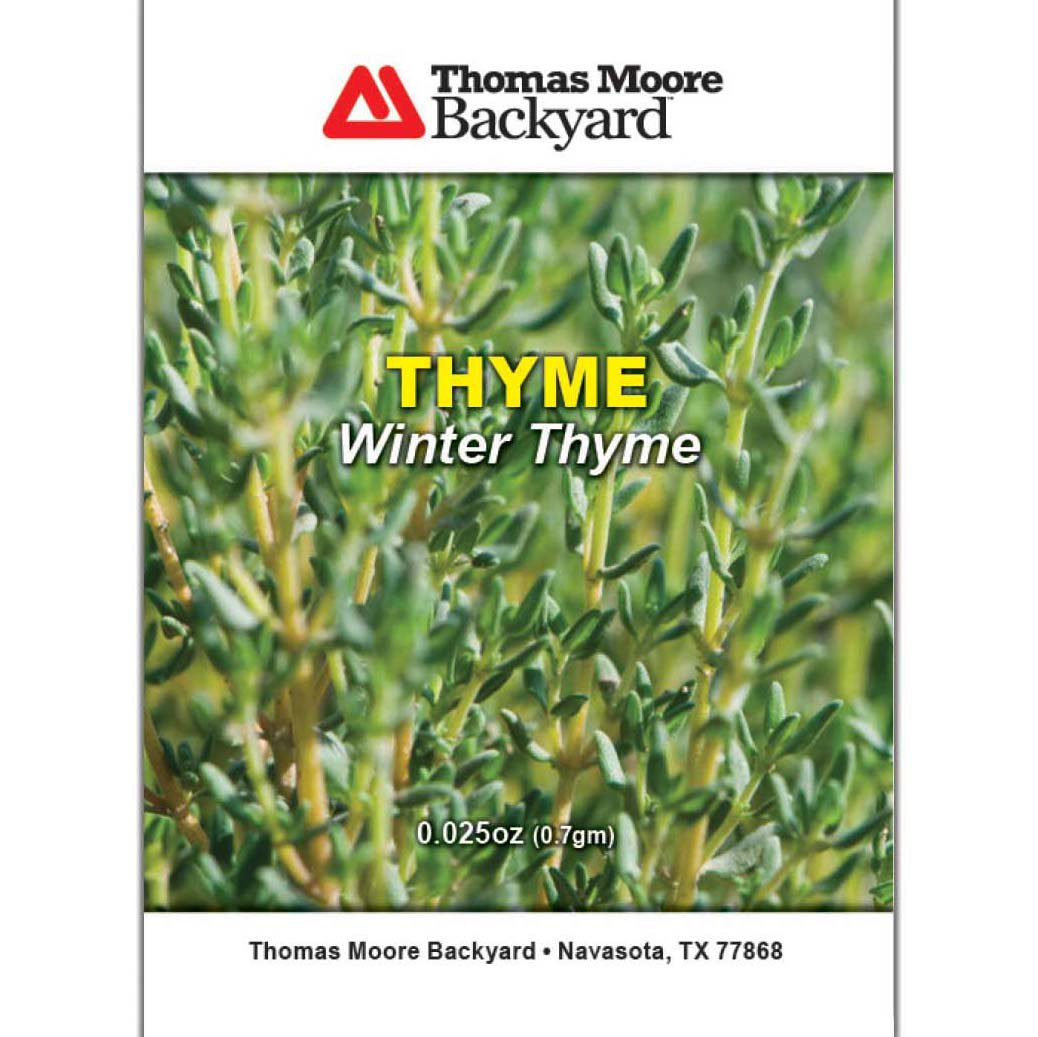 Thomas Moore Backyard Winter Thyme Seed Packet Shop Seeds at HEB