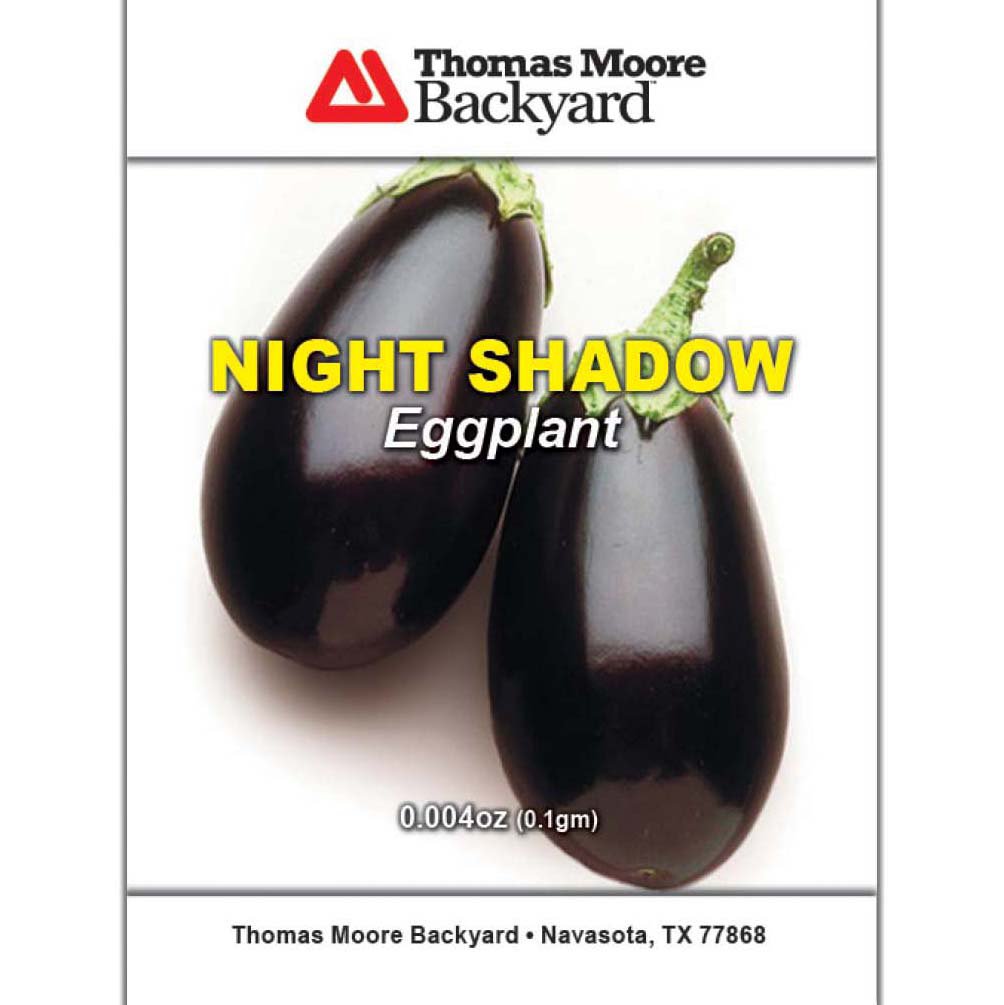 Thomas Moore Backyard Night Shadow Eggplant Seed Packet Shop Seeds at