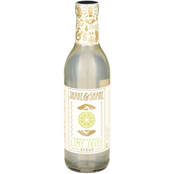 Shake & Share Sweetened Lime Juice Syrup, 12.7 oz