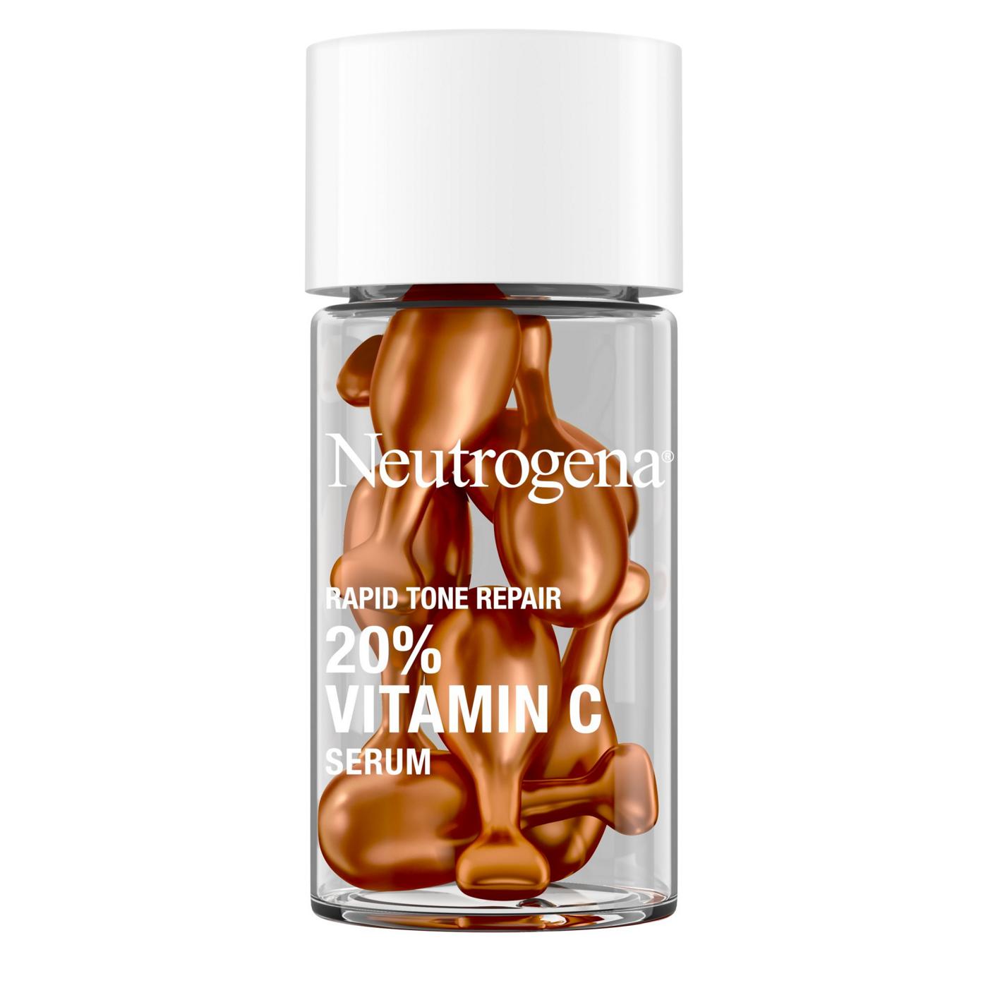 Neutrogena Rapid Tone Repair 20% Vitamin C Face Serum Capsules; image 3 of 6