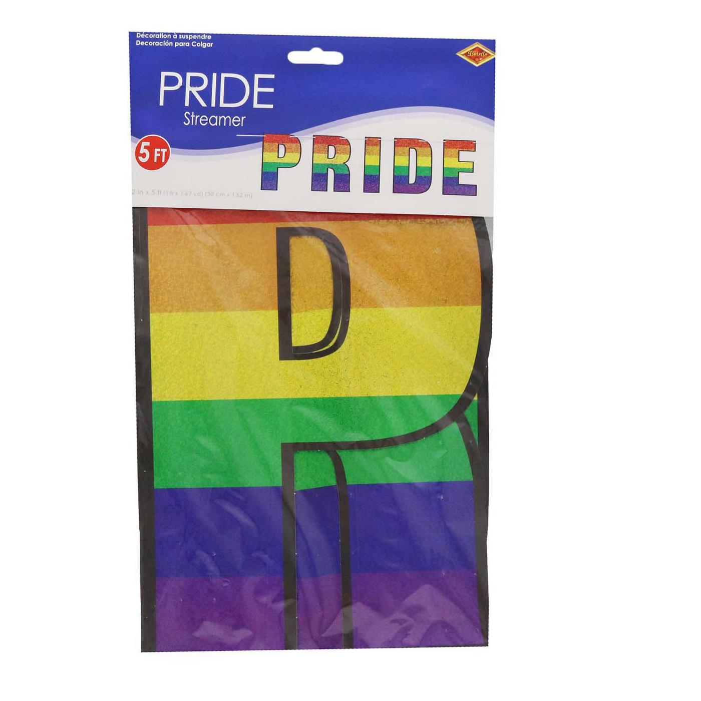 Beistle Pride Rainbow Streamer; image 2 of 2