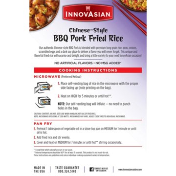InnovAsian Frozen Chinese-Style BBQ Pork Fried Rice