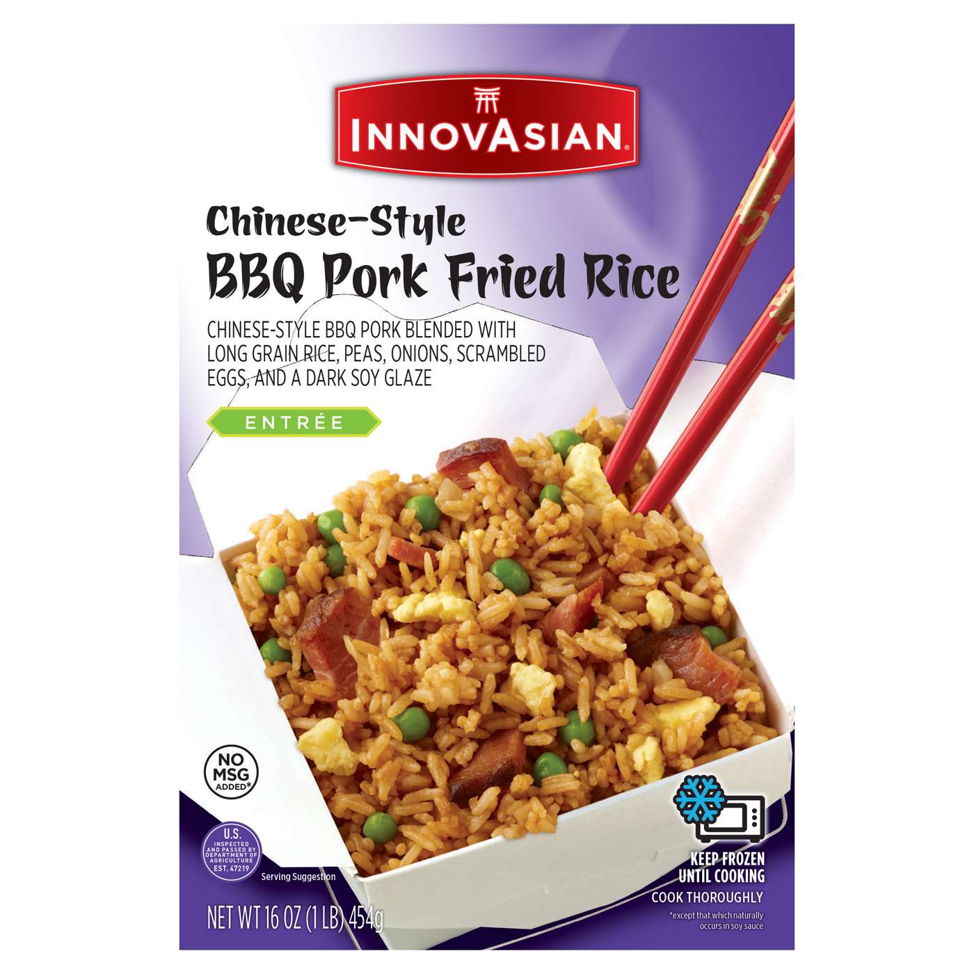 InnovAsian Frozen Chinese-Style BBQ Pork Fried Rice; image 7 of 11
