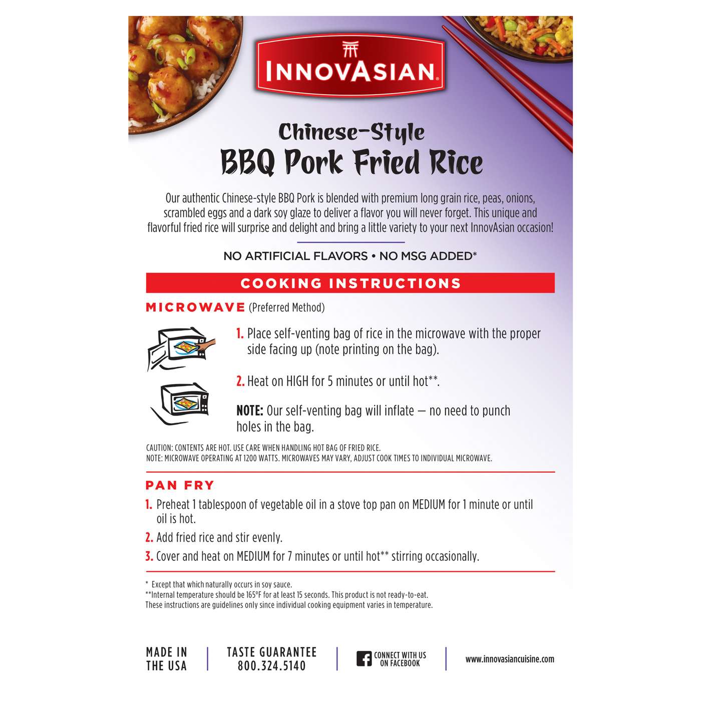 InnovAsian Frozen Chinese-Style BBQ Pork Fried Rice; image 10 of 11