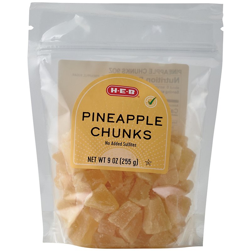 H-E-B Dried Pineapple Chunks - Shop Canned & Dried Food at H-E-B