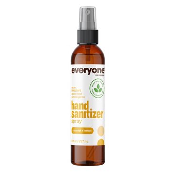 Everyone Hand Sanitizer Spray, Coconut + Lemon, 8 oz