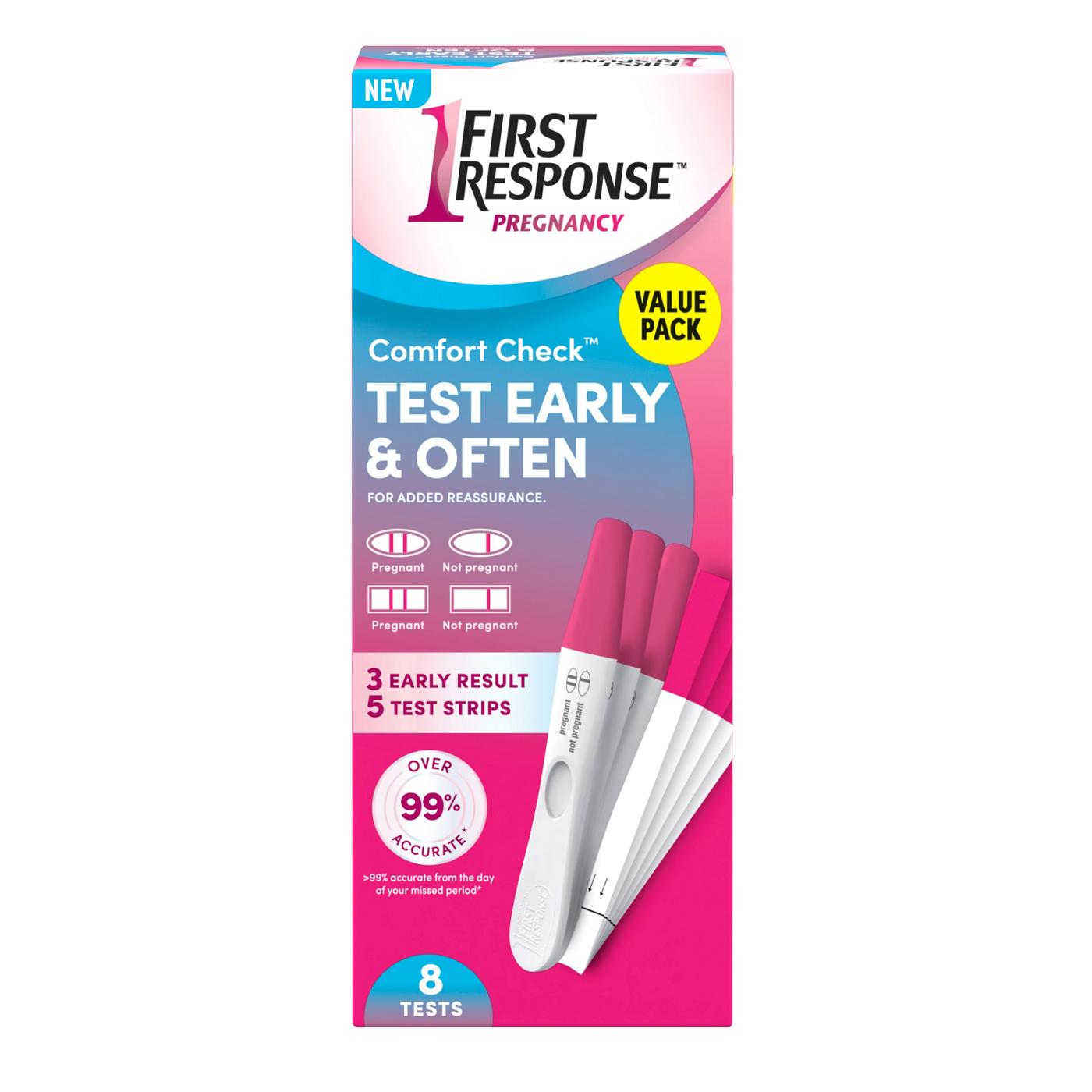 First Response Comfort Check Pregnancy Tests; image 1 of 6