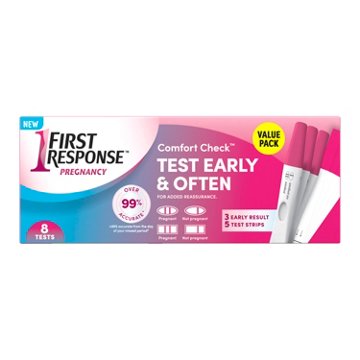 First Response Comfort Check Pregnancy Tests, 8 ct