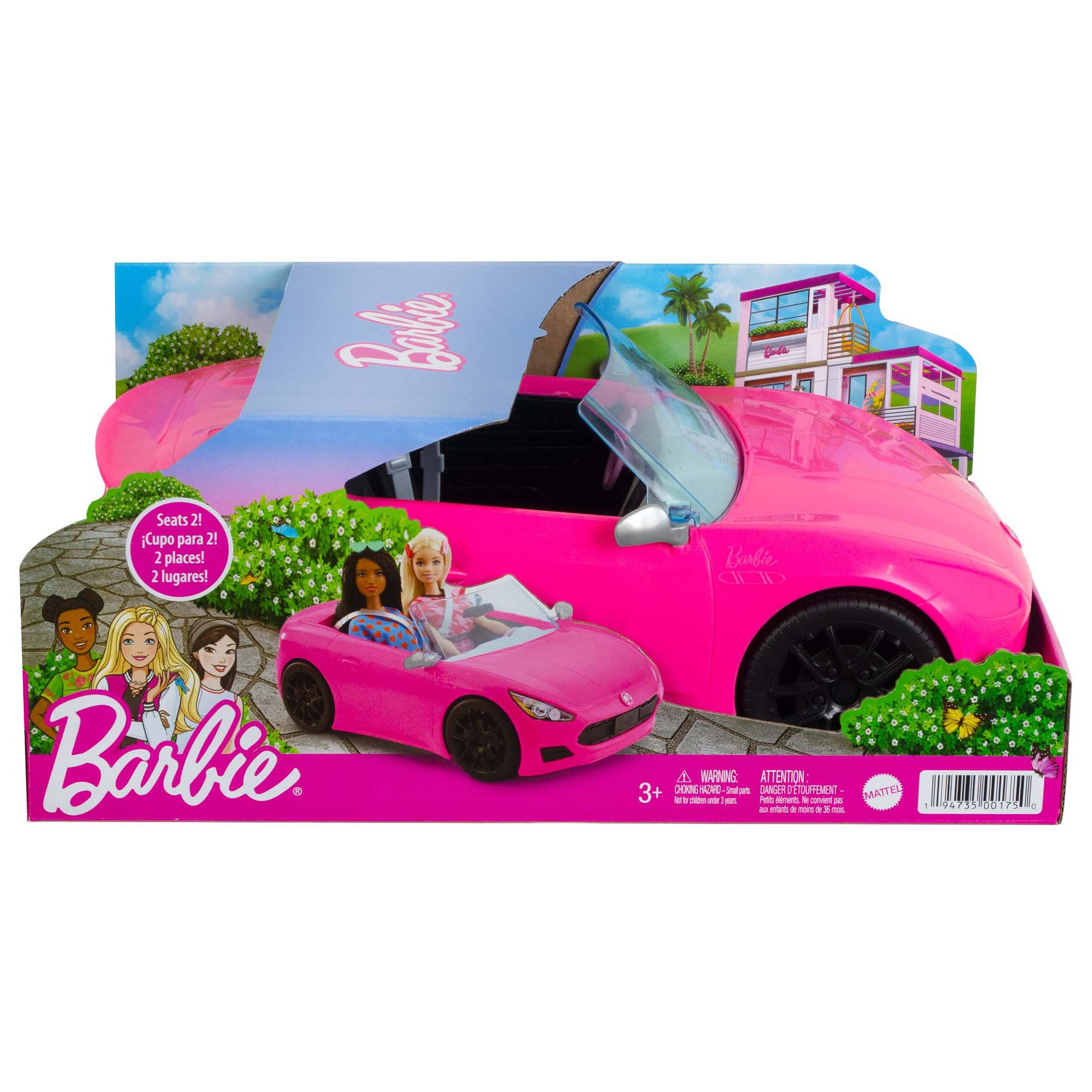 barbie car with roof