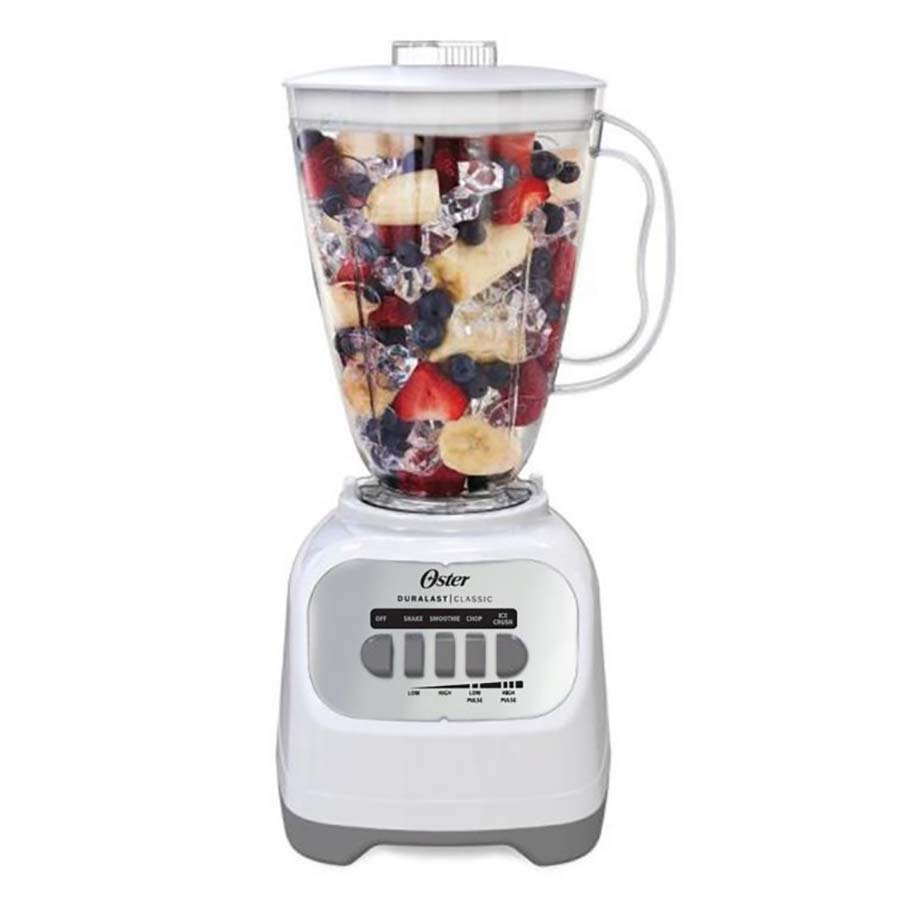 Oster Classic Series 5-Speed Blender with Plastic Jar - White - Shop  Blenders & Mixers at H-E-B