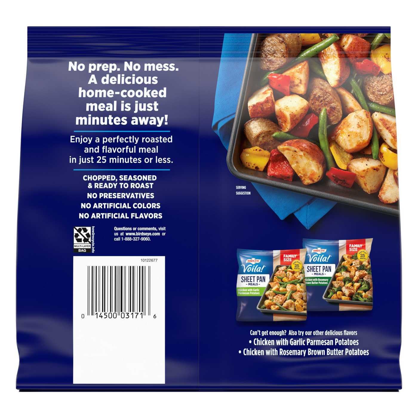 Birds Eye Voila! Italian Sausage & Peppers Frozen Sheet Pan Meal - Family-Size; image 5 of 7