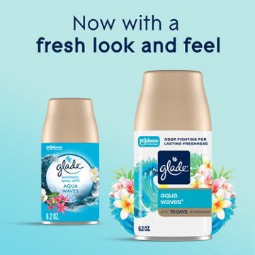 Glade Automatic Spray Refill Air Freshener - Aqua Waves, 6.2 oz