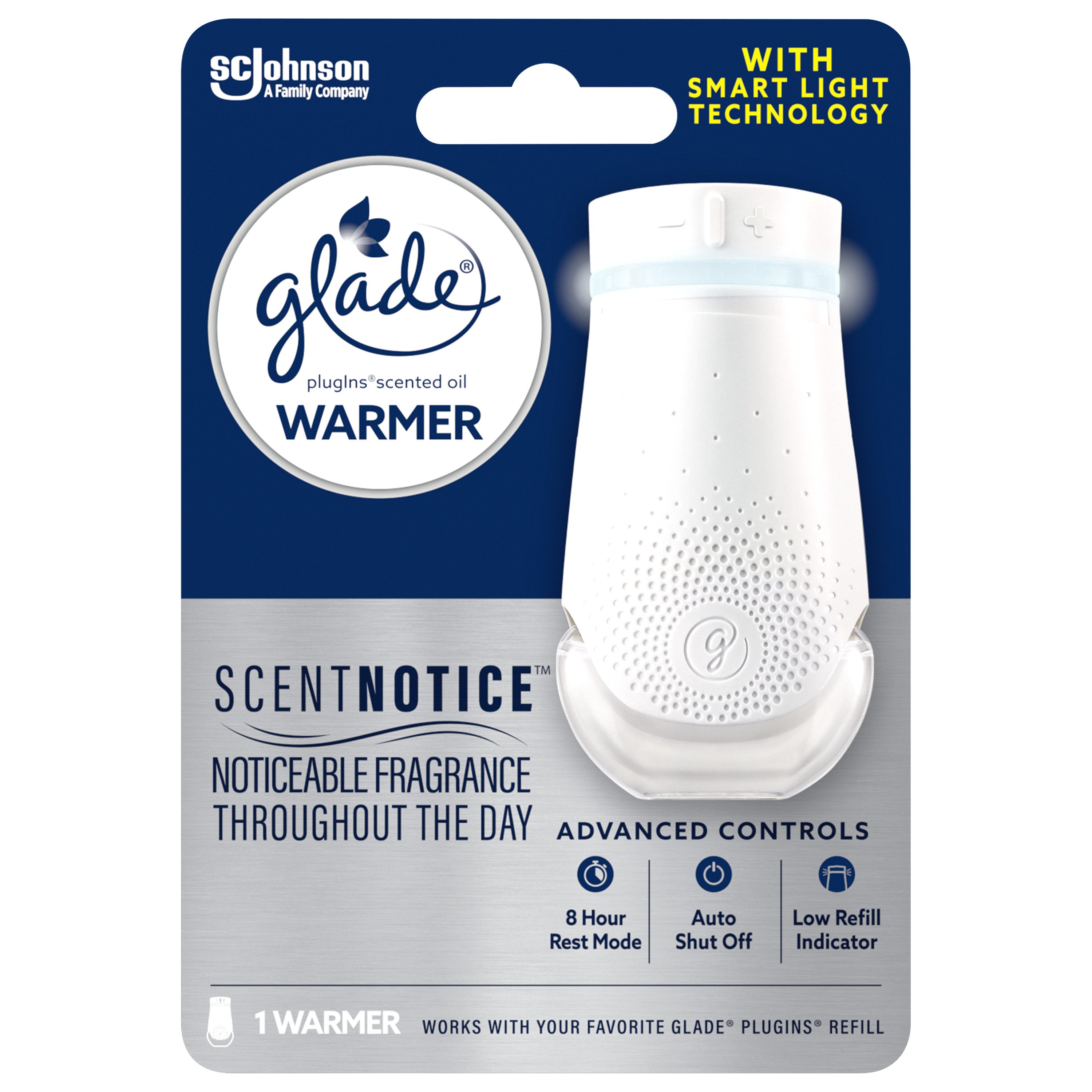 Glade PlugIns Plus Scented Oil Warmer Shop Scented oils & wax at HEB