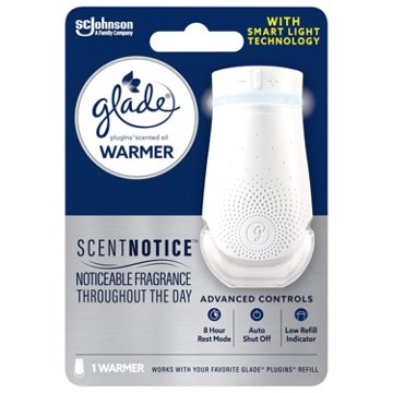 Glade PlugIns Scented Oil PLUS Air Freshener Oil Warmer with ScentNotice Technology