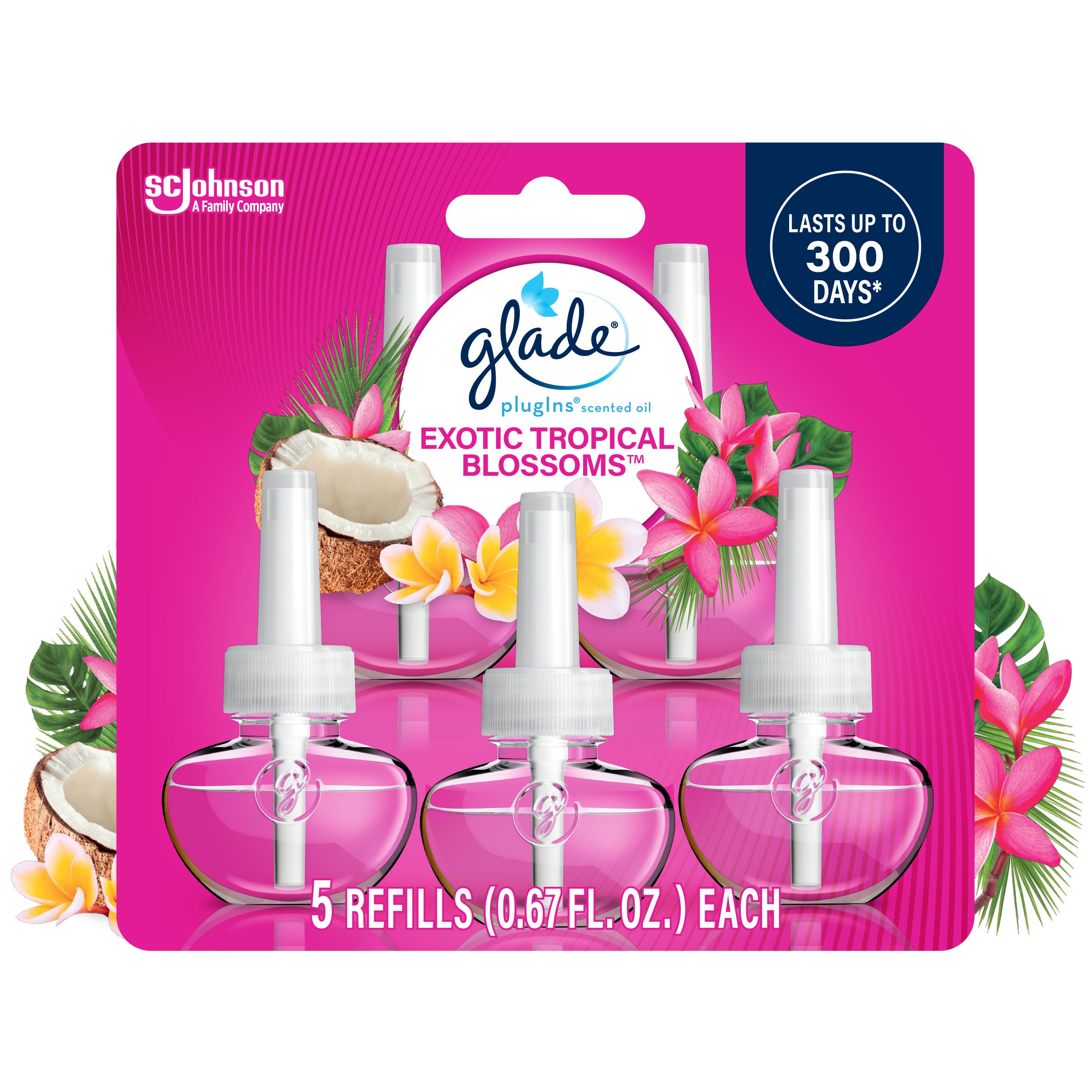Glade PlugIns Passion Fruit/Hawaiian Breeze Scented Oil Air Freshener