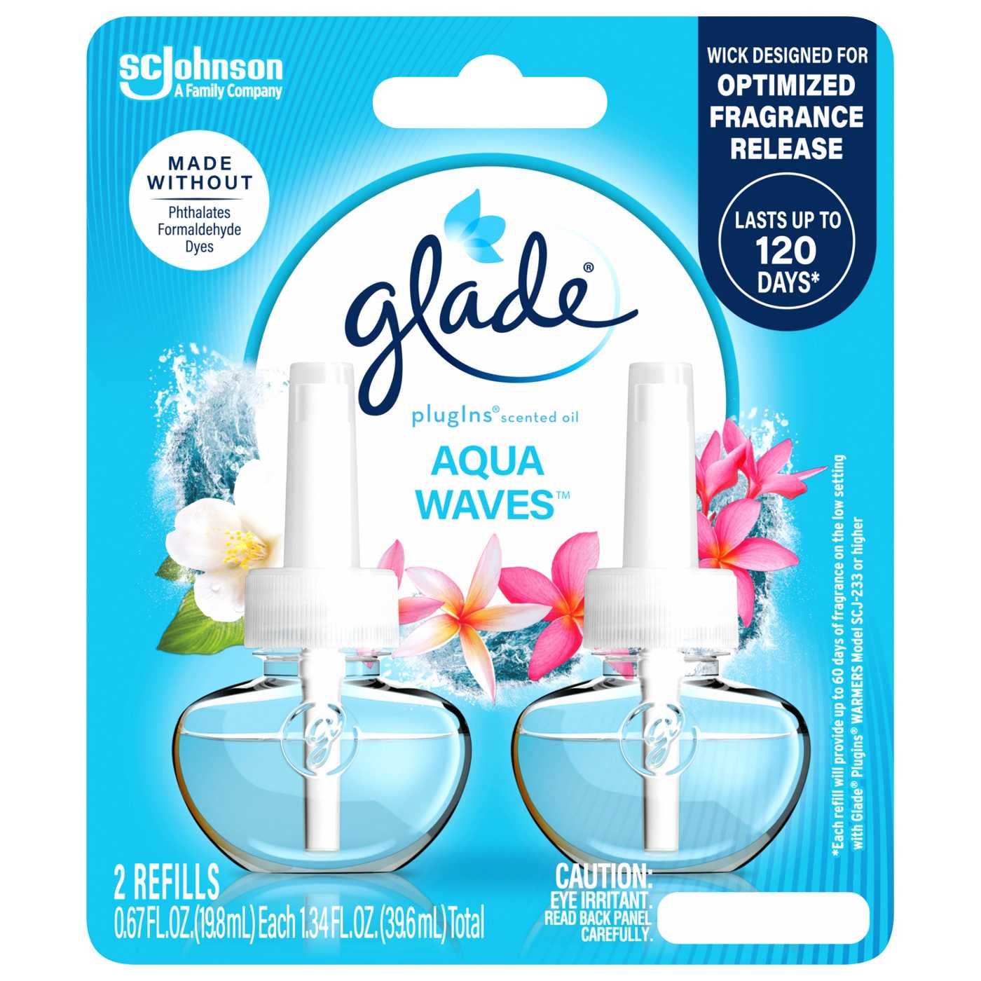 Glade PlugIns Scented Oil Air Freshener Refills - Aqua Waves; image 1 of 14