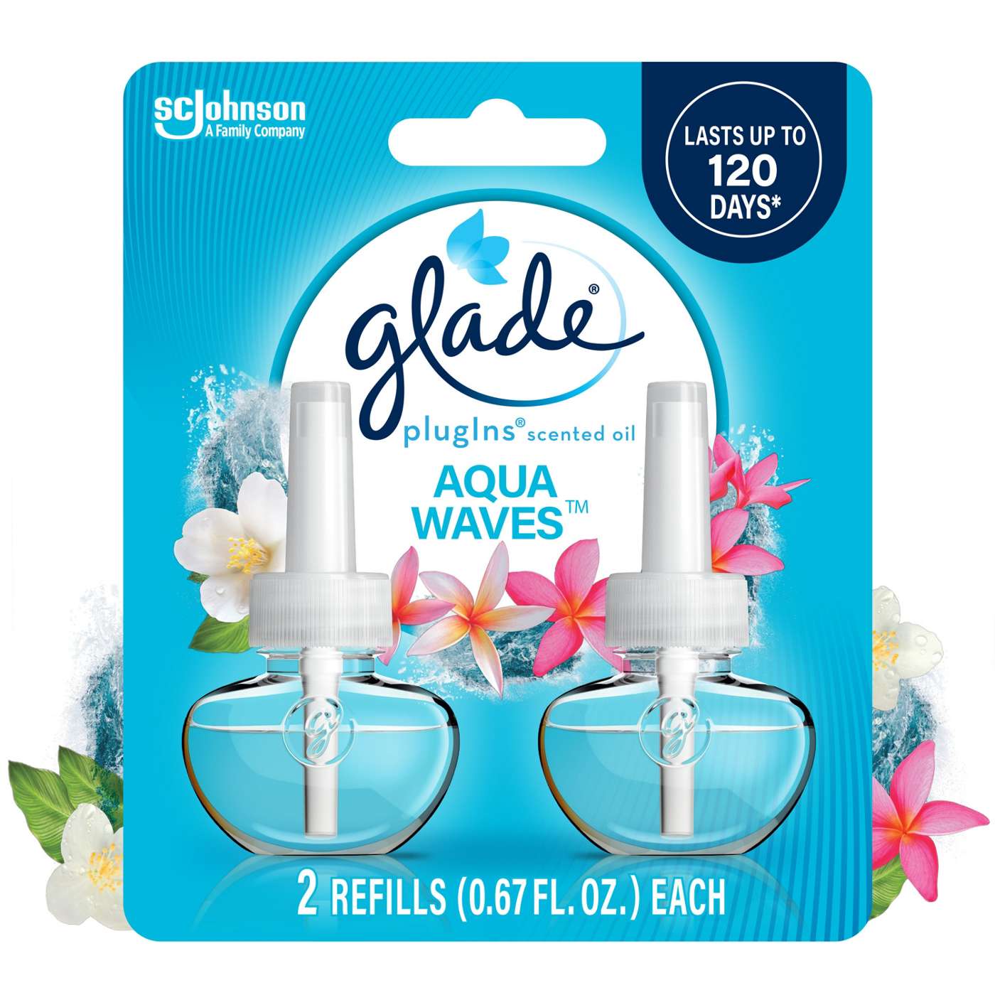 Glade PlugIns Scented Oil Air Freshener Refills - Aqua Waves; image 8 of 14