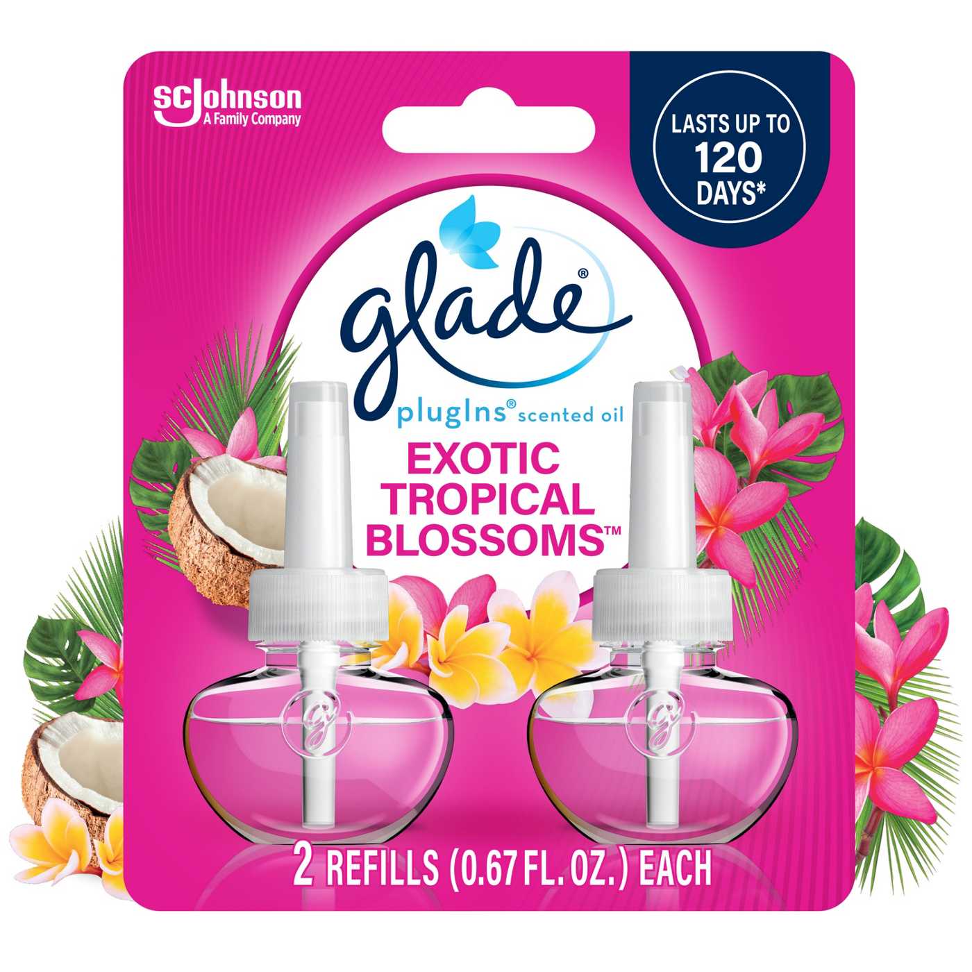 Glade PlugIns Scented Oil Air Freshener Refills - Exotic Tropical Blossoms; image 5 of 14