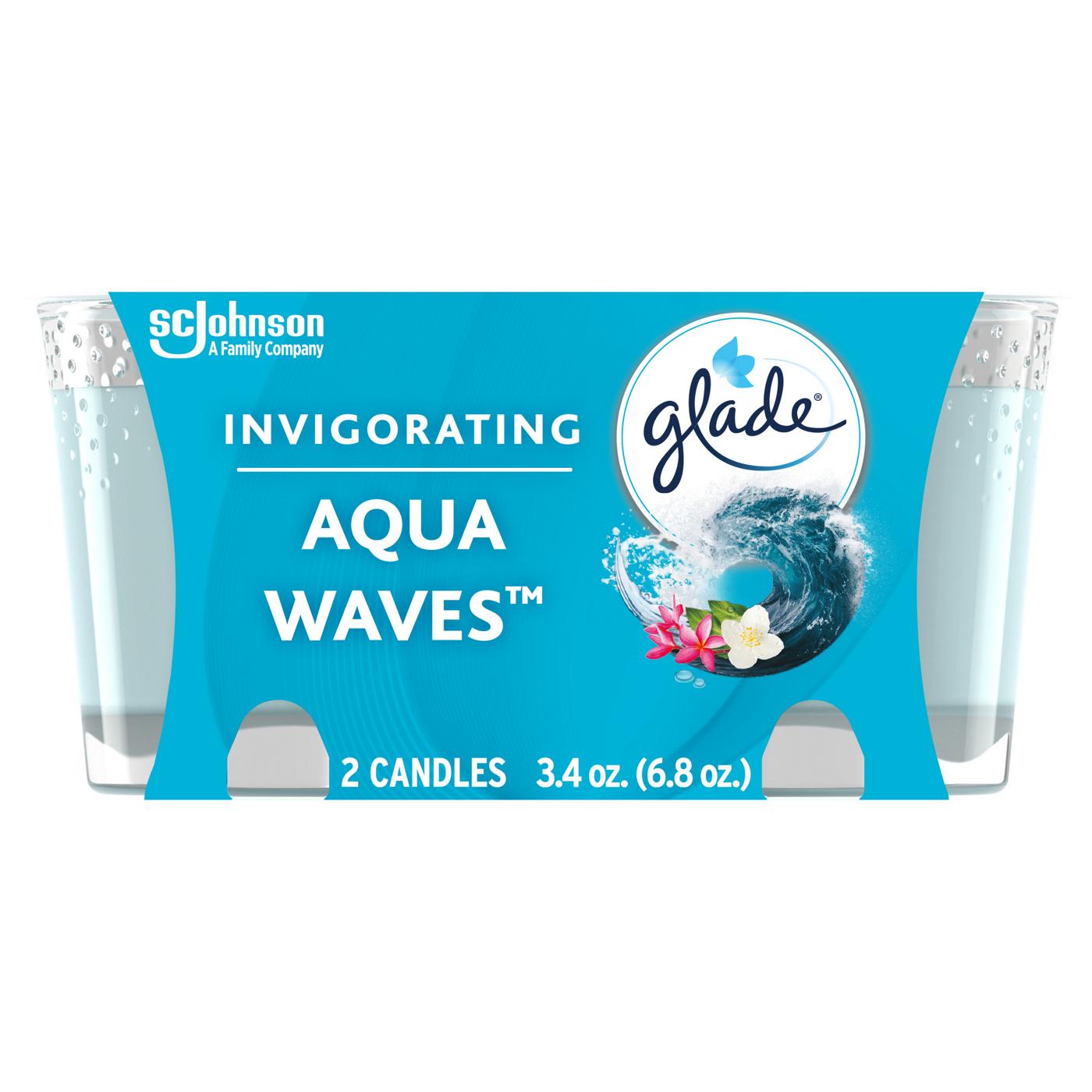 Glade Aqua Waves Candles; image 2 of 3