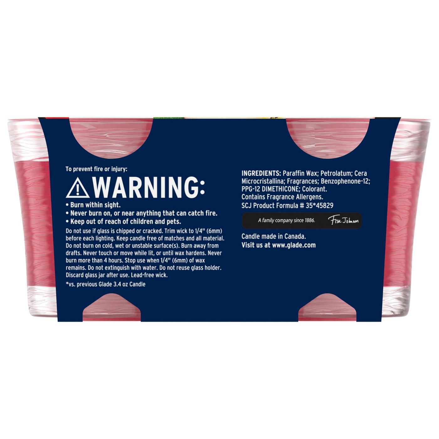 Glade Candle Twin Pack Apple Cinnamon, 2 pk; image 2 of 2