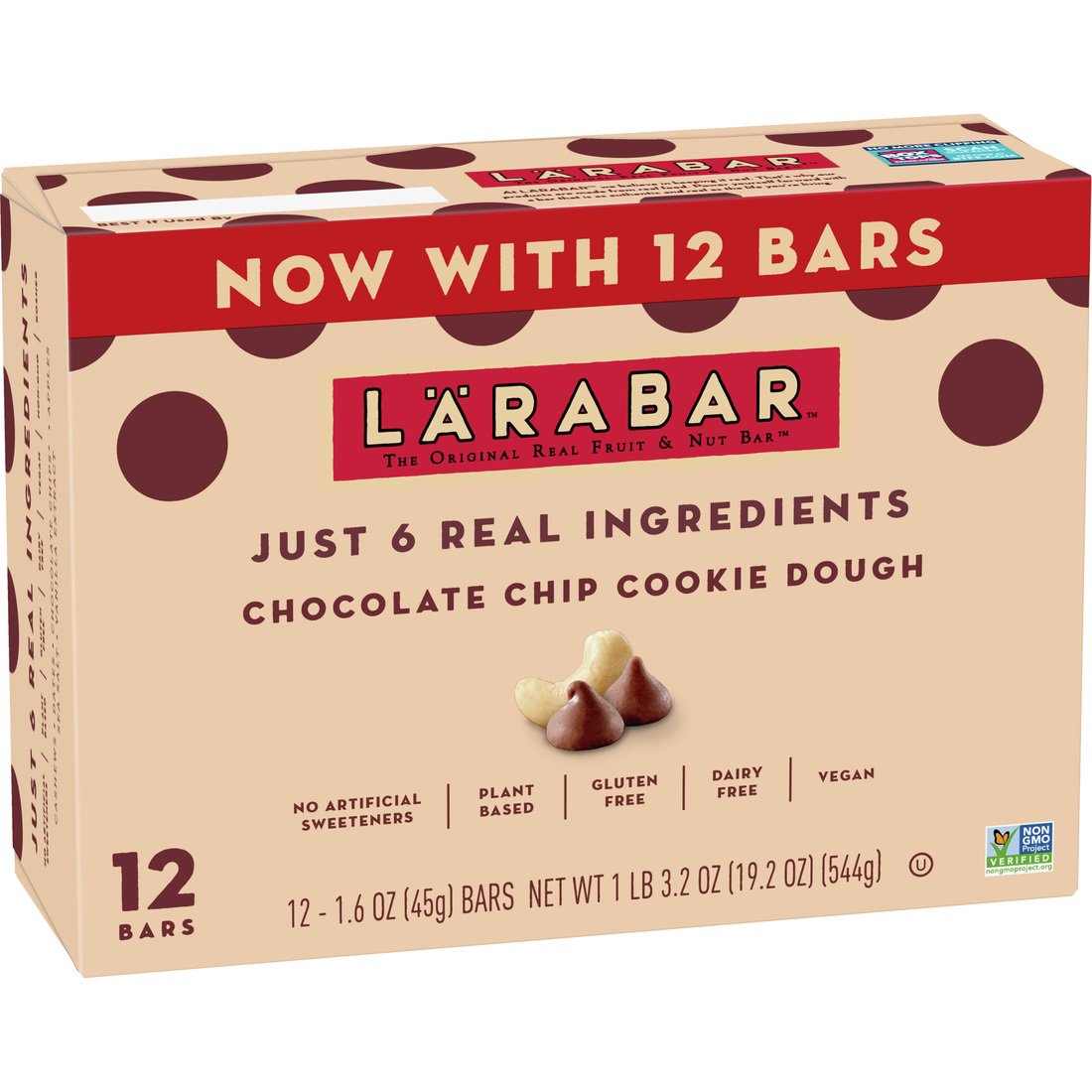 Larabar Chocolate Chip Cookie Dough Fruit & Nut Bars Shop Granola