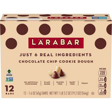 LÄRABAR Fruit & Nut Snack Bars - Chocolate Chip Cookie Dough