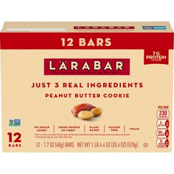 LÄRABAR Fruit & Nut Snack Bars - Peanut Butter Cookie