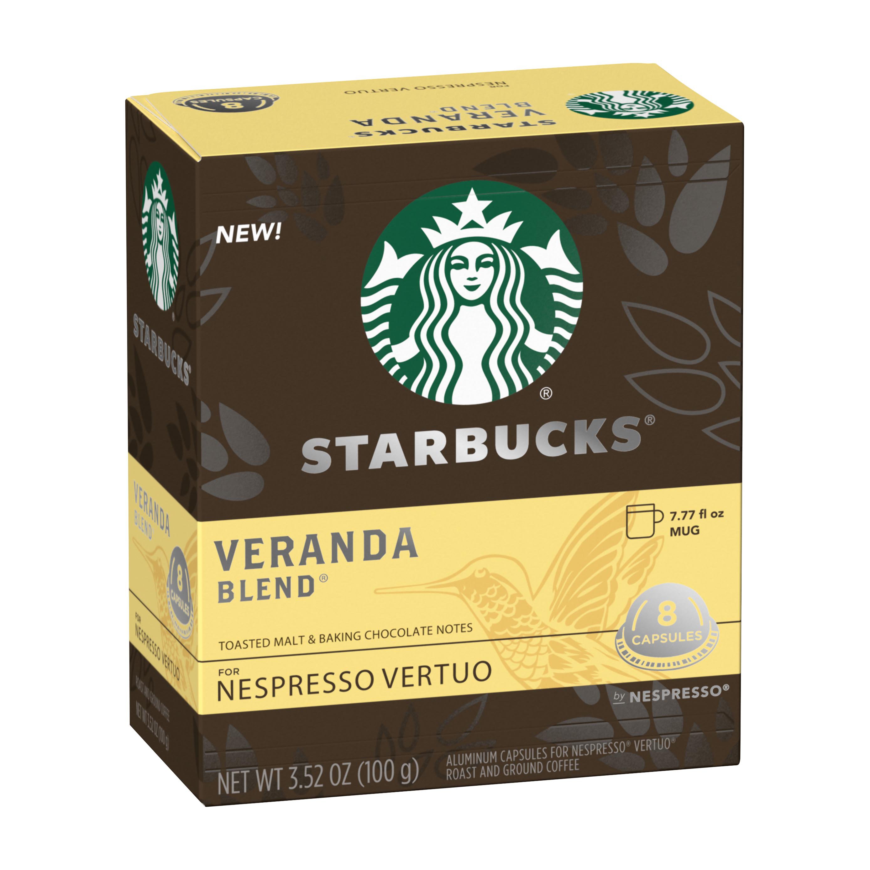 Starbucks Caramel Coffee Nespresso Vertuo Capsules