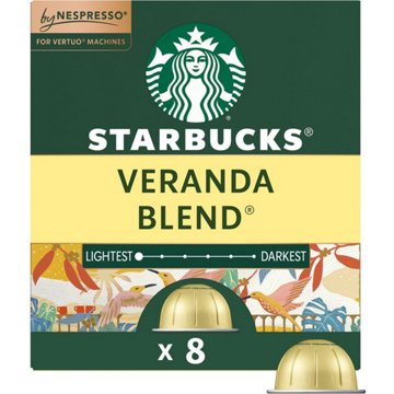 Starbucks Veranda Blend Nespresso Vertuo Capsules, 8 ct