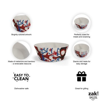 Zak! Designs Spider-Man Bowl, 6''