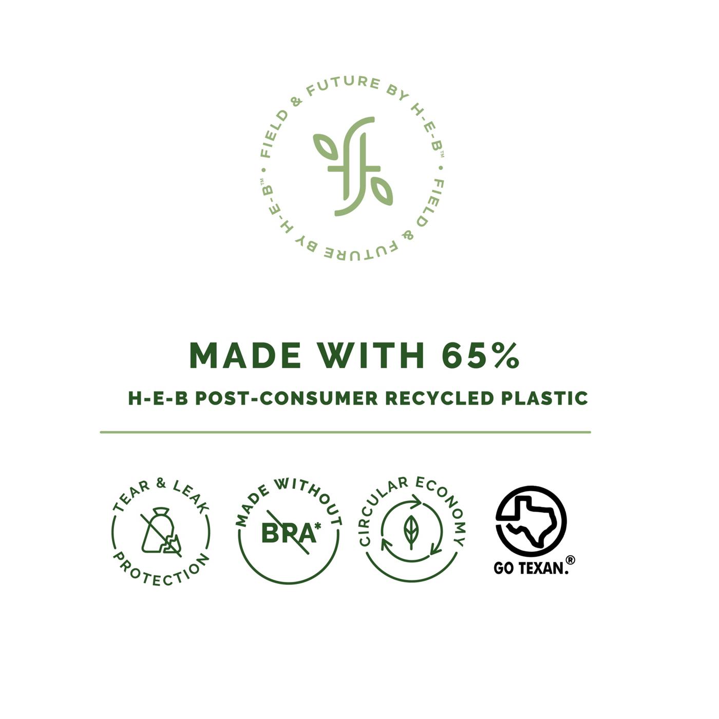 Field & Future by H-E-B Multipurpose Outdoor Trash Bags, 30 Gallon; image 2 of 3