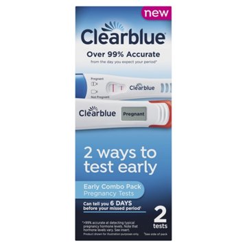 Clearblue Pregnancy Test Combo Pack - Digital with Smart Countdown & Rapid Detection, 2 ct