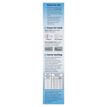 Clearblue Pregnancy Test Combo Pack - Digital with Smart Countdown & Rapid Detection, 2 ct