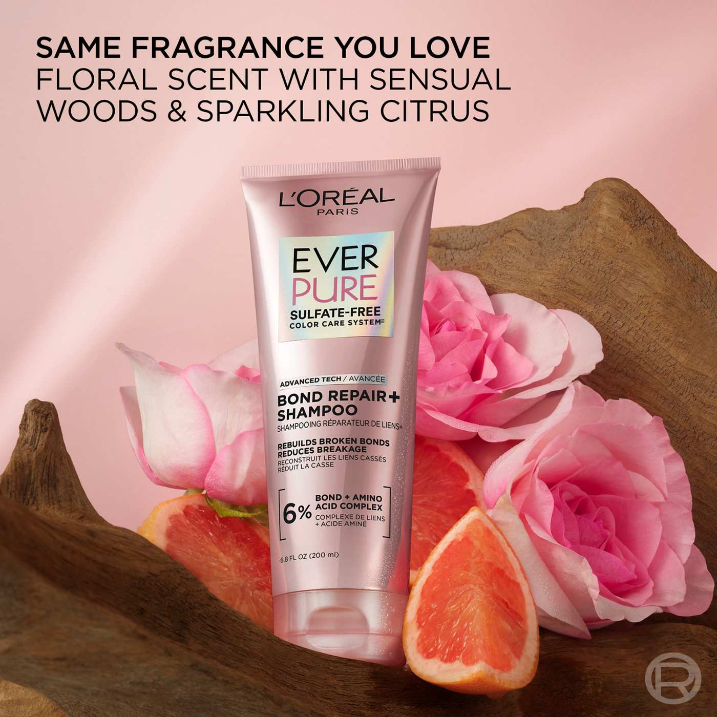 L'Oréal Paris EverPure Sulfate Free Color Care Bond Repair Strengthening Conditioner; image 6 of 10