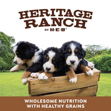 Heritage Ranch by H-E-B Large Breed Puppy Dry Dog Food - Chicken & Brown Rice