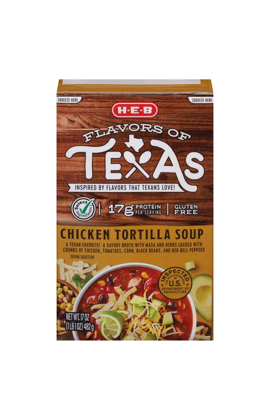 H-E-B Chicken Tortilla Soup; image 1 of 9