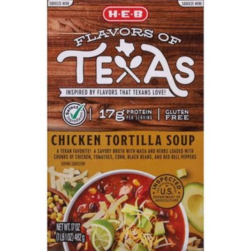 H-E-B Chicken Tortilla Soup, 17 oz