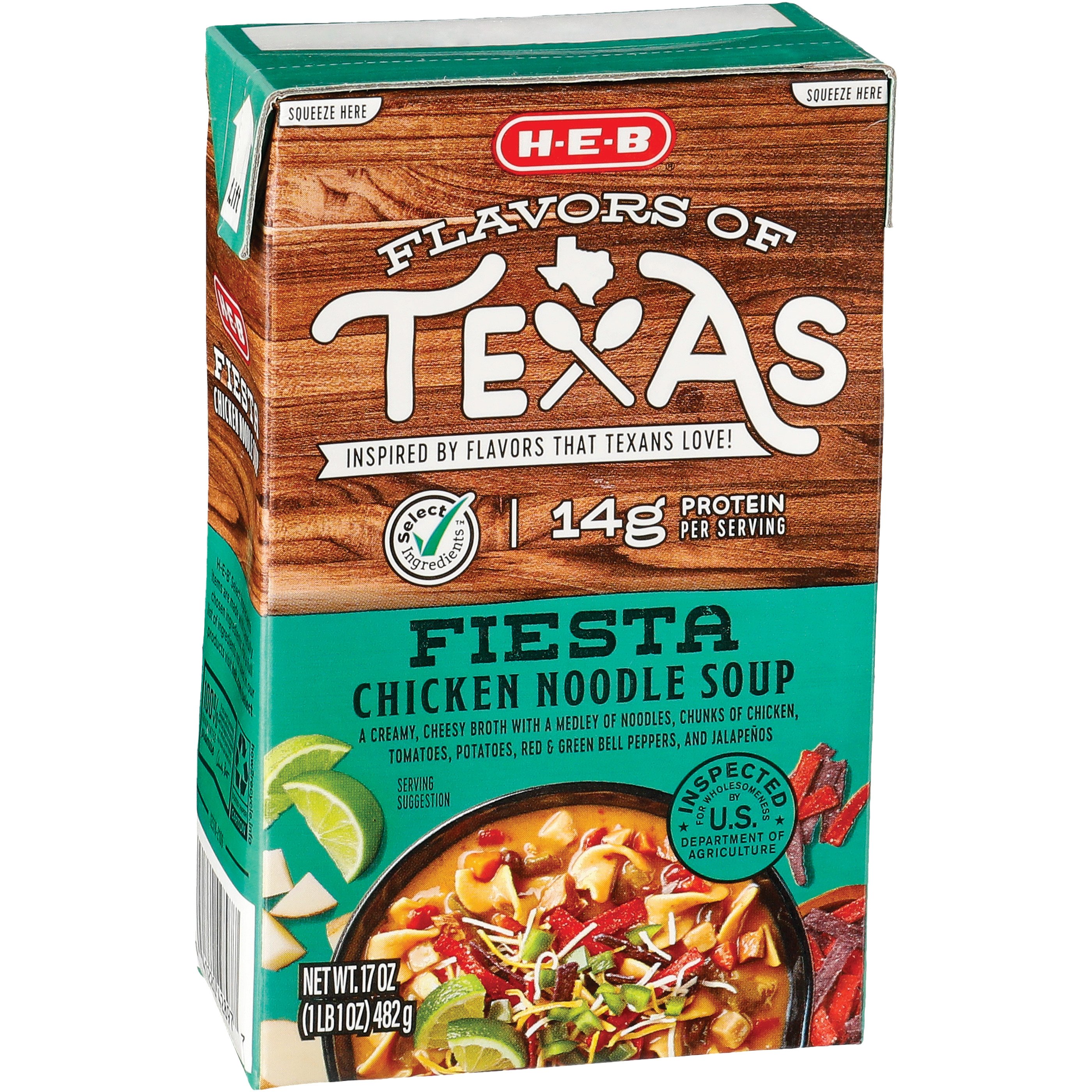 HEB Fiesta Chicken Noodle Soup Shop Soups & Chili at HEB